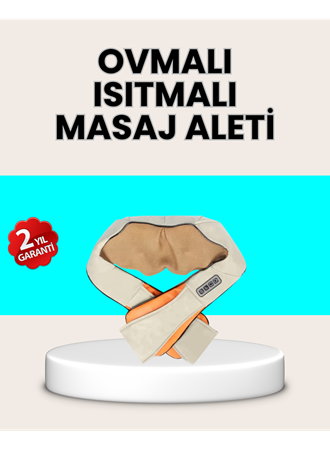 Ev Tipi Ovmalı Isıtmalı Boyun Omuz Bel Masaj Aleti Kolay Kullanım