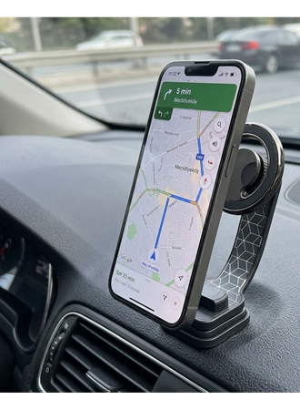 Araç İçi Manyetik Telefon Tutucu Katlanabilir Navigasyon Standı