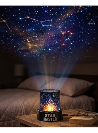 Star Projektör Gece Lambası Tavana Yıldız Yansıtan LED Işık