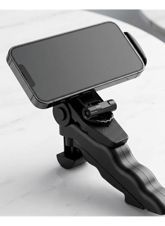 Katlanabilir Mini Telefon Tripodu Masaüstü Telefon Standı 360 Derece Ayarlanabilir