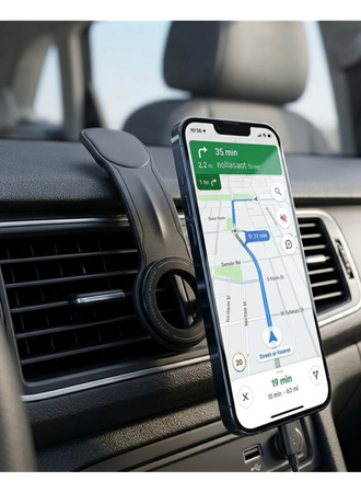 Güçlü Mıknatıslı Araç Telefon Tutucu 360° Döner Dashboard Standı