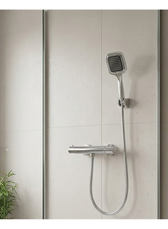 Çok Fonksiyonlu Siyah El Duşu Seti Spiral Hortum ve Duş Askısı Banyo Duş Başlığı