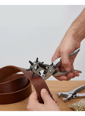 2li Kemer Delme Aparatı Deri Delik Açma Pensesi Çok Amaçlı Kullanım