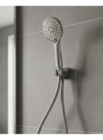 Çok Fonksiyonlu El Duşu Başlığı Spiral Hortumlu Dayanıklı Duş Seti