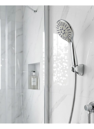 Çok Fonksiyonlu El Duşu ve Duş Hortumu Seti Mafsallı Tutacak Dayanıklı Hortum