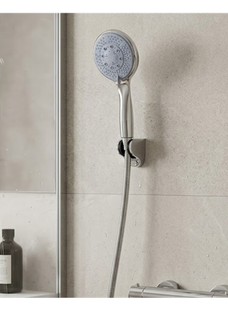 Çok Fonksiyonlu 4 Kademeli El Duşu Seti Spiral Hortumlu Banyo Duş Başlığı