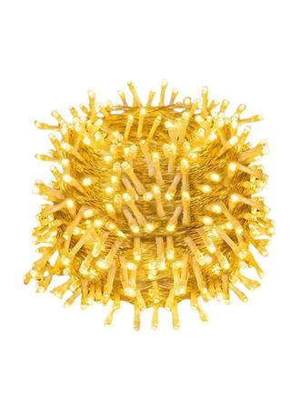 10 Metre Günışığı Led Işık Fişli Dekoratif Sarı Ton Aydınlatma 3 Modlu Led Şerit