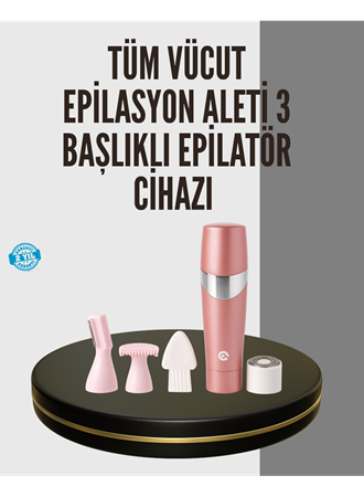 Hassas Epilasyon ve Cilt Bakım Cihazı