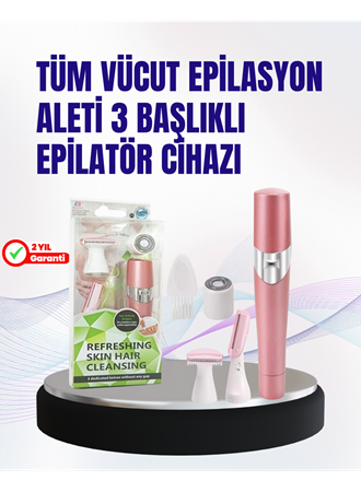 Ev Tipi Profesyonel Epilasyon Cihazı – Pembe