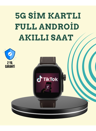 AMOLED Ekranlı Akıllı Saat WhatsApp TikTok YouTube
