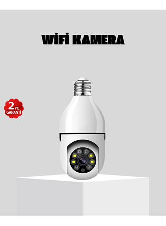 Akıllı Duy Kamera 360 Derece Dönebilir ve PTZ Teknolojili