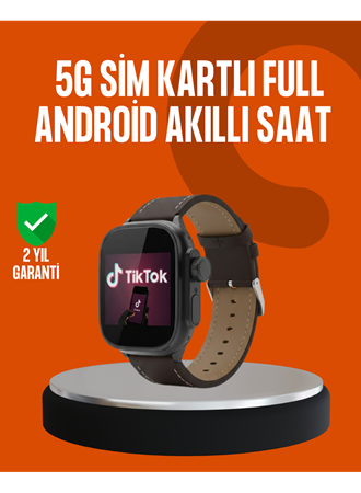 SIM Kartlı Akıllı Saat AMOLED Ekran Android Sistem