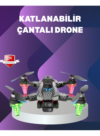Katlanabilir Drone 1080P Kamera Full HD Çekim Hafif ve Taşınabilir