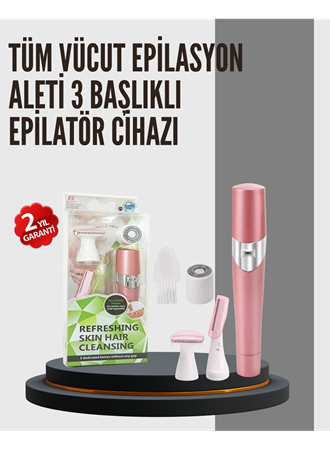 Evde Kolay Epilasyon İçin Taşınabilir Tüy Alma Cihazı