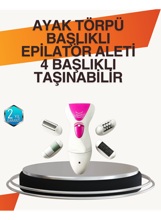 4 Fonksiyonlu Epilasyon ve Tırnak Bakım Makinesi