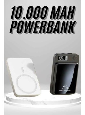 Magsafe Hızlı Şarj 10.000 Mah Wireless Şarj Powerbank Android ve İOS Uyumlu