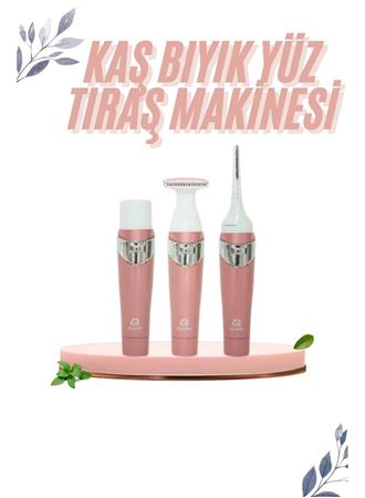 3 İn 1 Epilasyon Aleti Hassas Ciltlere Özel Uzun Ömürlü Kaş Yüz Burun
