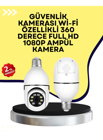 İki Yönlü Ses Destekli Ev Güvenlik Kamerası – Yerel Kayıt Özellikli