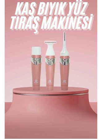 3 Başlıklı Kıl Tüy Temizleyici Epilasyon Aleti Tüm Cilt Tiplerine Uygun