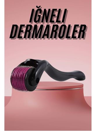 Derma Roller Titanyum Uçlu 540 İğneli 1 Mm Saç Sakal Çıkarma Ve Cilt Bakım Masaj Aleti