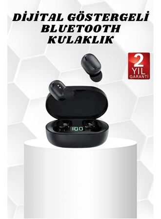 Kablosuz Kulak İçi Bluetooth Kulaklık Stereo Dokunmatik Kontrollü Kulaklık