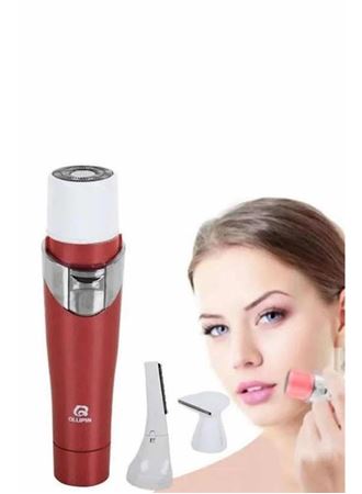 3 Başlıklı Yüz Kaş Epilasyon Aleti Değiştirilebilir Başlık Hassas Ciltlere Uygun