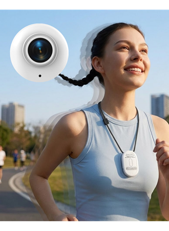 Manyetik Sabitlemeli 1080P Spor Kamera Geniş Açı Lens ve Mobil Bağlantı Özellikli