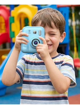 Çocuklar İçin Fotoğraf Makinesi Baskı Özellikli 4 Kağıt Rulo Hediyeli