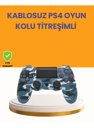 PS4 Kablosuz Oyun Kolu Gecikmesiz Bağlantılı Ergonomik Tasarımlı