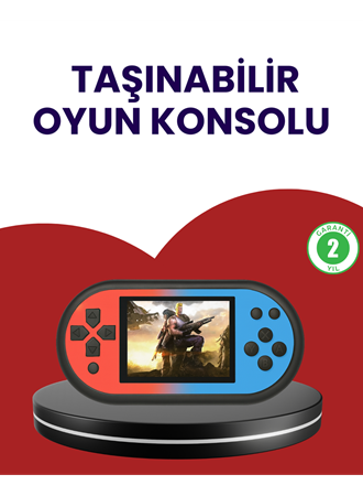 520 Oyunlu El Oyun Konsolu TV Bağlantılı HD LCD Ekranlı