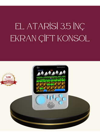 Şarjlı 3.5 İnç Retro Oyun Konsolu