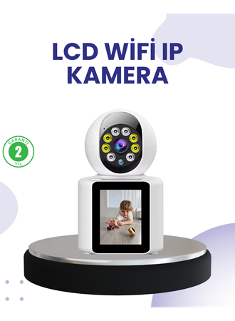 WiFi İç Mekan Kamera 2K Gece Görüşlü Çift Yönlü Görüntü Konuşma Destekli