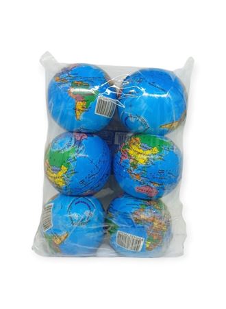 İMA-003 - SOFT DÜNYA HARİTALI TOP 10 CM