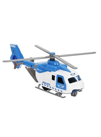 Çek Bırak Metal Helikopter 20 cm - Mavi