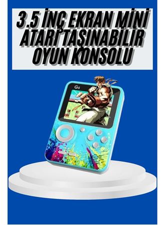 Çocuklara Özel 4K HD Retro Oyun Konsol El Atari Taşınabilir 500 Oyunlu