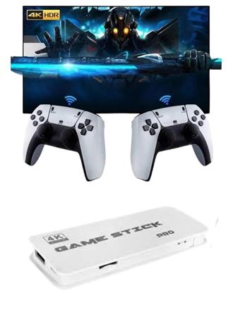 3D 4K HD 2.4G Game Stick 4K Ultra Hd Oyun Konsolu Çift Kollu