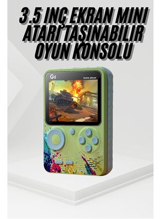 Game Box Oyun Konsolu 500 Retro Oyunlu Mini Taşınabilir 3 İnç