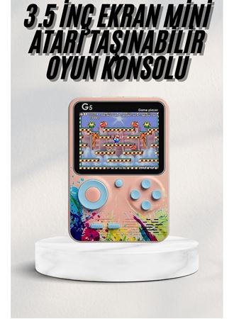 3 İnç Ekran 500 Oyunlu Game Box Mini Taşınabilir Oyun Konsolu