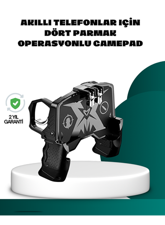 Mobil FPS Oyunlar İçin Dört Parmak Uyumlu Gamepad