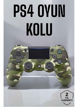 PS4 Oyun Kolu Kamuflaj Desenli Joystick
