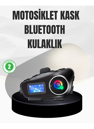 Su Geçirmez Bluetooth 5.3 Kask Kulaklığı 1000mAh Bataryalı