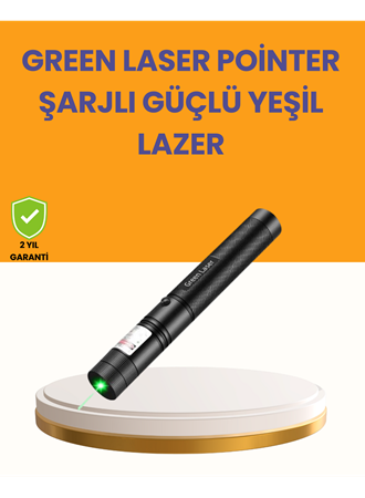 5000mW Yeşil Lazer Pointer Profesyonel Uzun Menzilli