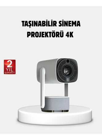 HD 720p Projeksiyon Cihazı – Geniş Ekran, 10.000 Saat Ampul Ömrü, Ev Sineması Deneyimi