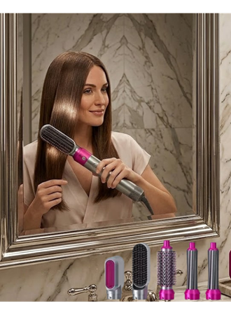 Profesyonel Saç Şekillendirici 5 Fonksiyonlu Fön Düzleştirme ve Dalga Yapma Seti