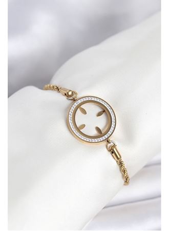 316L Çelik Burgu Zincir Model Çeyrek Takılabilir Bileklik