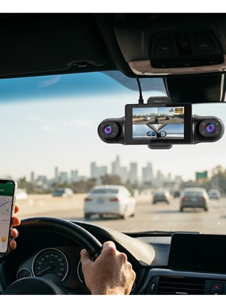 Araç İçi WiFi Destekli Full HD Kamera Geniş Açılı Gece Görüşlü