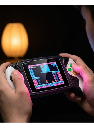 620 Oyun İçeren Retro El Oyun Konsolu Şarjlı Büyük Ekran TV Destekli