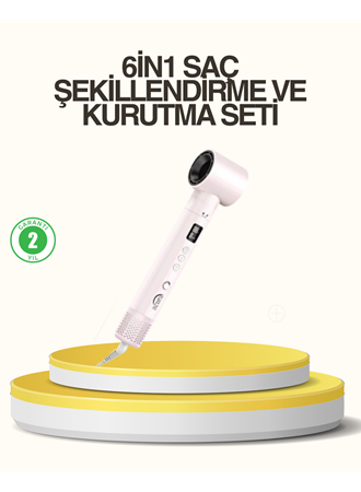 Motorlu LCD Ekranlı Saç Şekillendirme Seti