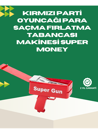 Elektrikli Money Gun Oyuncak Parti Tabancası