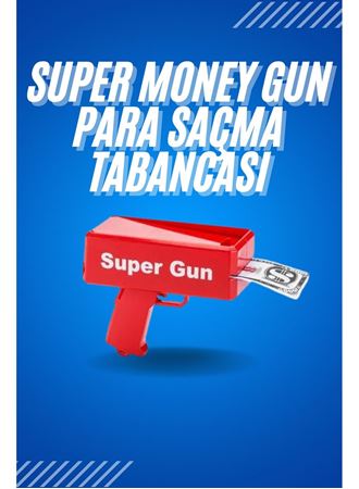 Kırmızı Çocuklara Özel Para Fırlatma Makinesi Para Saçma Tabancası